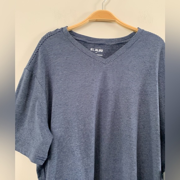 NEW 01.ALGO MENS V NECK TEE SHIRT SIZE: - Picture 4 of 5